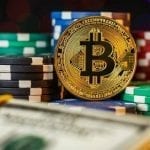 bitcoin among poker chips