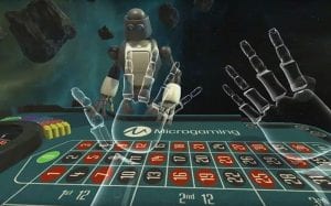a view on virtual reality casino room