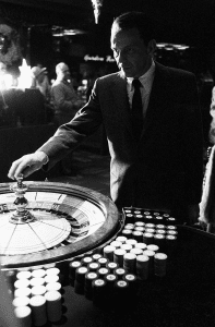 frank sinatra playing roulette