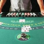 blackjack table