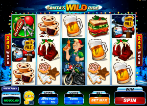 santa's wild ride slot game
